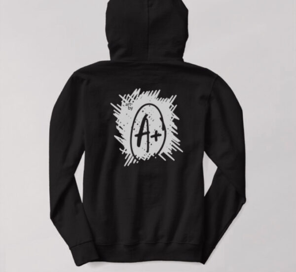 A+ Unisex Hoodie | Black - Image 2