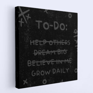 TO-DO A+ Canvas Print